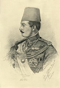 Abbas II Helmy Bey, Koubbeh-palatset, Kairo, Egypten, 1898. av Christian Wilhelm Allers