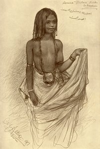 Bishari girl, More, Egypten,