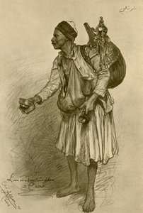Lemonad-försäljare, Kairo, Egypten, 1898. av Christian Wilhelm Allers