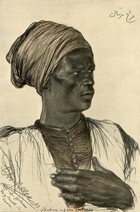 Man ombord på "Hatasoo"-ångbåten, Egypten, 1898. av Christian Wilhelm Allers