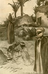 På Nilens strand i Kairo, 1898. av Christian Wilhelm Allers
