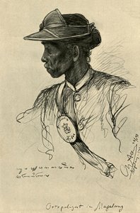 Polisman, Magalang, Java, 1898. av Christian Wilhelm Allers