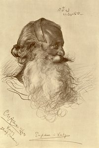 Singalesisk tvättare, Kandy, Ceylon, 1898. av Christian Wilhelm Allers