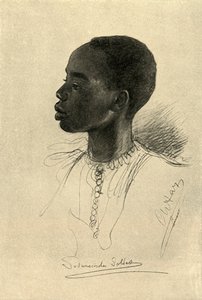 Sudanesisk soldat, Egypten, 1898. av Christian Wilhelm Allers