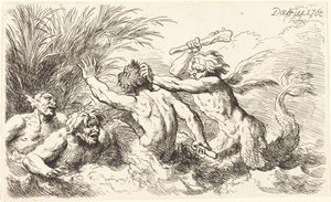 Stridande tritoner av Christian Wilhelm Ernst Dietrich