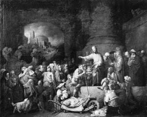 Kristus helar de sjuka, 1742.