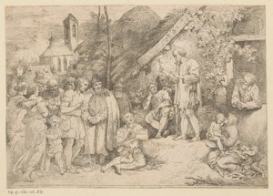 Sankt Jakob predikar av Christian Wilhelm Ernst Dietrich