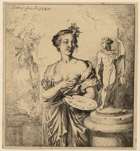 Målning av Christian Wilhelm Ernst Dietrich