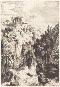 Sibylltemplet, Tivoli av Christian Wilhelm Ernst Dietrich