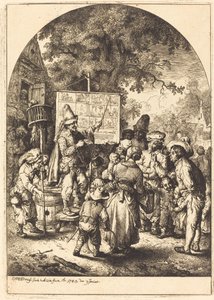 Sångaren på Country Fair av Christian Wilhelm Ernst Dietrich