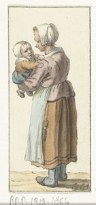 Mamma med barn