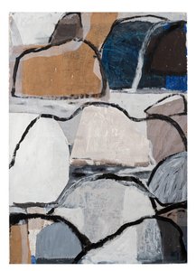 The Way, 2023 (collage, akryl, husfärg på papper)