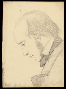 Porträtt av William Michael Rossetti av Christina Georgina Rossetti