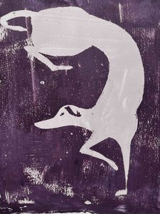 Dynamic White Greyhound