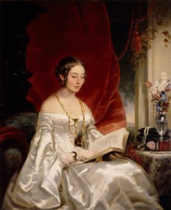 Porträtt av prinsessan Maria Ivanovna Kochubey, född Baryatinskaya 1818-1843, 1840-talet