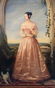 "Porträtt av storhertiginnan Alexandra Nikolaevna", 1840.