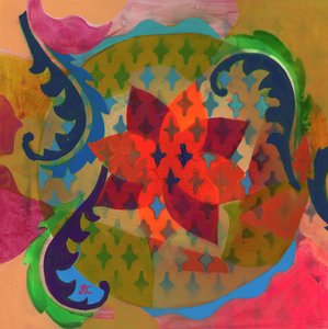 Meditation 9 Transfiguration, c 2017 (akryl på duk)