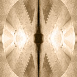 Arkitektonisk abstrakt symmetri av Christina Sillen