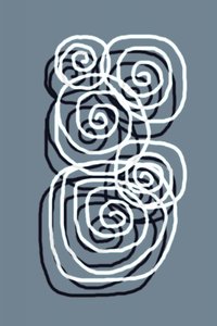 Lugn spiralformad ström