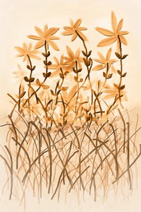 Varm sepia-botanik av Christina Sillen