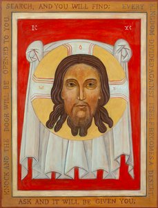The Holy Face Icon, 2003 (äggtempera, bladguld, trä)