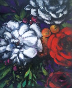 Frodiga mörka blommor av Christine Lindstrom