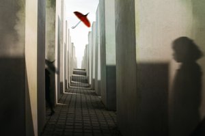 Berlin-minnesparaply av Christine von Diepenbroek