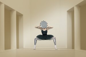 Ballerina i rutmönster av Christine von Diepenbroek