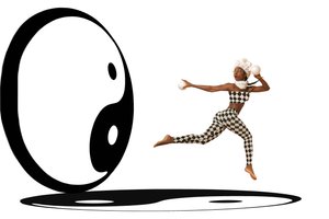 Harlequin Yin Yang Balance av Christine von Diepenbroek