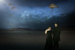 Surrealistisk flygfisk av Christine von Diepenbroek