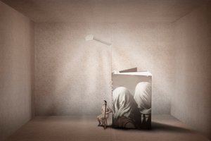 Surrealistisk betraktelse av en nakenmodell av Christine von Diepenbroek