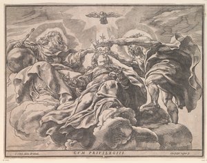 Maria kröning av Christoffel Jegher