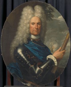 Porträtt av konteramiral Arent van Buren av Christoffel Lubienitzki
