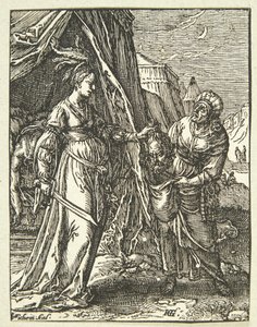 Judith med huvudet av Holofernes av Christoffel van