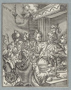 Belsassars högtid av Christoffel van Sichem (II)