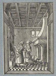 Tobias och Saras bröllopsnatt av Christoffel van Sichem (II)