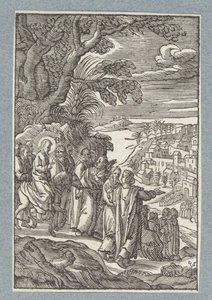 Inträde i Jerusalem av Christoffel van Sichem (II)