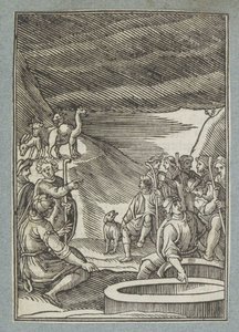 Josef kastas i brunnen av Christoffel van Sichem (II)