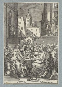 Sista måltiden av Christoffel van Sichem (II)
