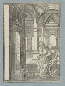 Manasse i fängelse av Christoffel van Sichem (II)