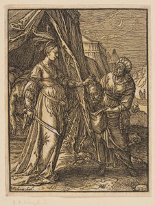 Judith med Holofernes huvud av Christoffel van Sichem I
