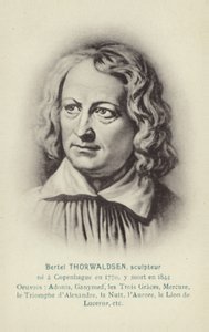 Bertel Thorvaldsen, dansk skulptör av Christoffer Wilhelm Eckersberg