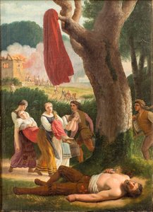 Hagbard och Signe, före 1820. av Christoffer Wilhelm Eckersberg
