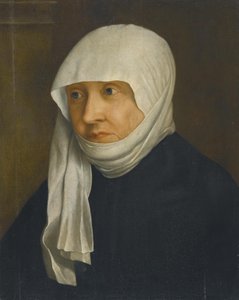 Porträtt av en dam, tros vara Sabina av Bayern (1492-1564) av Christoph Amberger