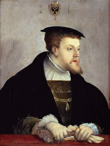 Porträtt av kejsar Karl V 1500-1558, ca 1532