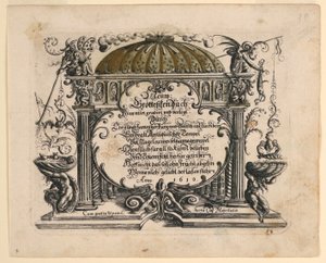 Titelsida, från Neüw Grotteßken Buch (New Grotesque Book)
