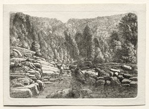 Vatten i bergen, ca. 1790-1800.