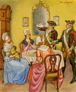 Kaffeeriecher / Coffee Smeller (färglitografi)