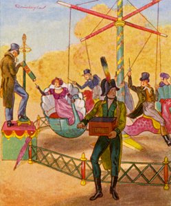Karussell / Carousel (färglitografi)