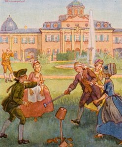 Pot Hitting (färglitografi)